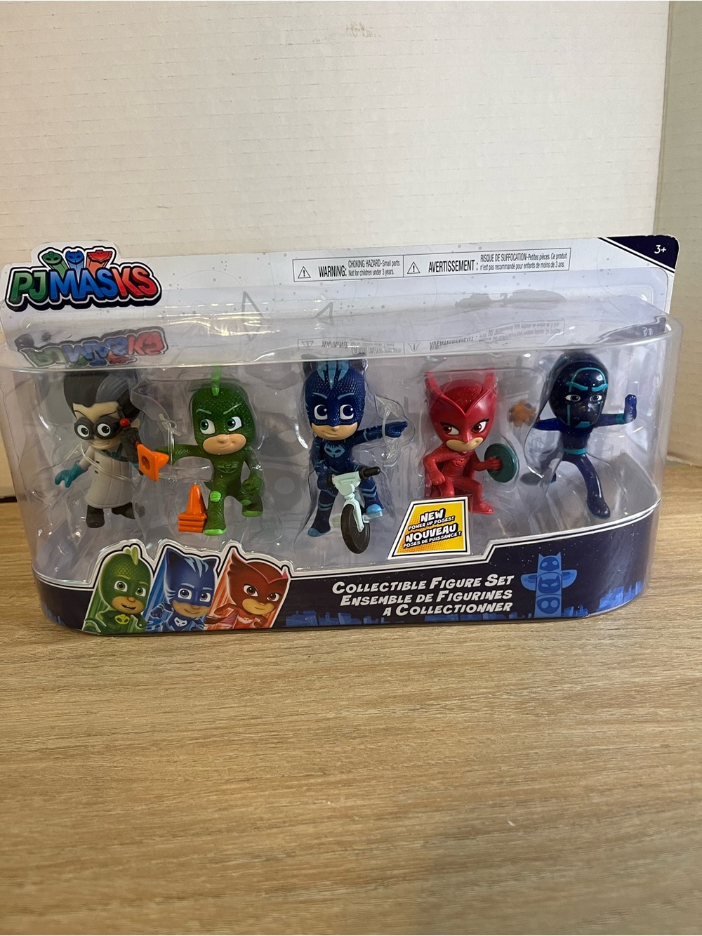 PJ Masks 5-Piece Collectible Figure Set - Green, Blue, Red, Black Characters
